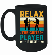 Product Relax the Guitar Player Is Here Music Mug