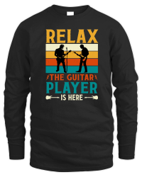 Product Relax the Guitar Player Is Here Music Unisex Sweatshirt