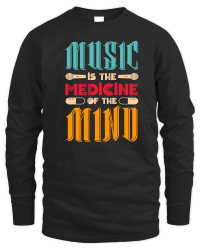 Product Music Is The Medicine Of The Mind Unisex Sweatshirt