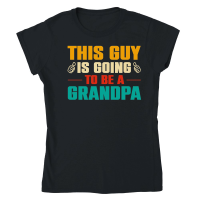 Product This Guy Is Going to Be A Grandpa Classic Womens Crewneck T-shirt
