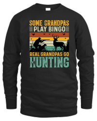Product Some Grandpas Play Bingo Real Grandpas Go Hunting Unisex Sweatshirt