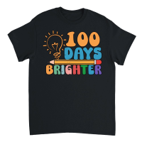 Product 100 Days Brighter Funny School Unisex T-Shirt