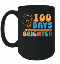 Product 100 Days Brighter Funny School Mug