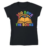 Product 100 Days In The Books Classic Womens Crewneck T-shirt