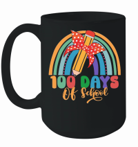 Product 100 Days Of School Rainbow Mug