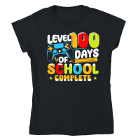 Product Level 100 Days Of School Classic Womens Crewneck T-shirt