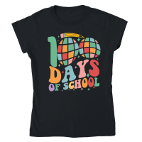 Product Trendy 100 Days Of School Classic Womens Crewneck T-shirt