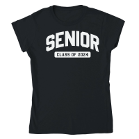 Product Senior 2024 Class of 2024 Back to School Classic Womens Crewneck T-shirt