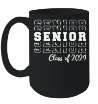 Product Senior class of 2024 bw Mug