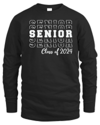 Product Senior class of 2024 bw Unisex Sweatshirt