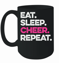 Product Eat Sleep Cheer Repeat Mug