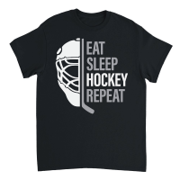 Product Eat Sleep Hockey Repeat Ice Hockey Unisex T-Shirt