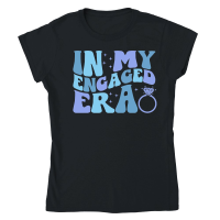 Product In My Engaged Era Girl Engaged Af Classic Womens Crewneck T-shirt