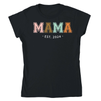 Product Mama Est 2024 Mothers Day Classic Womens Crewneck T-shirt
