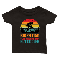 Product Biker Dad Like a Regular Dad But Cooler Classic Baby Crewneck T-shirt