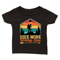 Product Hike More Worry Less Hiking Classic Baby Crewneck T-shirt