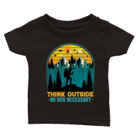 Product Think Outside No Box Necessary Hiking Classic Baby Crewneck T-shirt