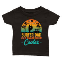 Product Surfer Dad Like A Regular Dad But Cooler Classic Baby Crewneck T-shirt