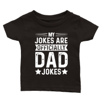 Product My Jokes Are Officially Dad Jokes Classic Baby Crewneck T-shirt