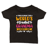 Product This is What The World's Greatest Grandma Looks Like Classic Baby Crewneck T-shirt