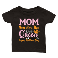 Product Happy Mothers Day   Mom you are the queen Classic Baby Crewneck T-shirt