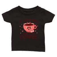 Product Retro Valentine Coffee Sublimation Classic Baby Crewneck T-shirt
