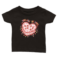 Product Retro Valentine Heart Cake Sublimation Classic Baby Crewneck T-shirt