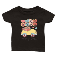 Product Retro Valentine Heart Candy Sublimation Classic Baby Crewneck T-shirt