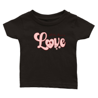 Product Retro Valentine Sublimation Classic Baby Crewneck T-shirt