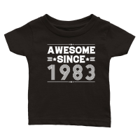 Product Awesome Since 1983 Birthday Classic Baby Crewneck T-shirt