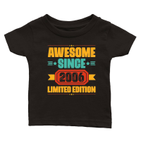 Product Awesome Since 2006 Limited Edition Birthday Classic Baby Crewneck T-shirt