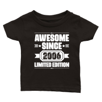 Product Awesome Since 2006 Limited Edition Birthday Classic Baby Crewneck T-shirt
