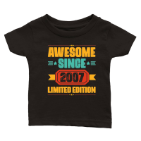 Product Awesome Since 2007 Limited Edition Classic Baby Crewneck T-shirt