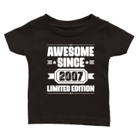 Product Awesome Since 2007 Limited Edition Classic Baby Crewneck T-shirt