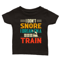 Product I Don't Snore I Dream I'm A Train Classic Baby Crewneck T-shirt