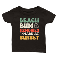 Product Beach Bum Memories Made At Sunset Classic Baby Crewneck T-shirt