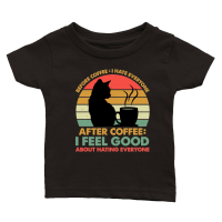 Product Before Coffee I Hate Everyone After Coffee Classic Baby Crewneck T-shirt