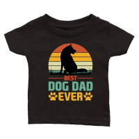 Product Best Dog Dad Ever Classic Baby Crewneck T-shirt