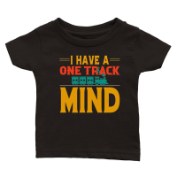 Product I Have A One Track Mind Train Lover Classic Baby Crewneck T-shirt