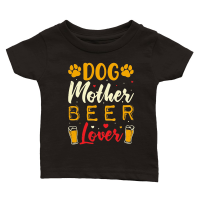 Product Dog Mother Beer Lover Classic Baby Crewneck T-shirt