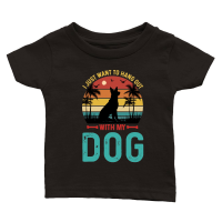 Product I Just Want To Hang Out With My Dog Classic Baby Crewneck T-shirt