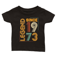 Product Legend Since 1973 Birthday Classic Baby Crewneck T-shirt