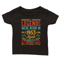 Product Legends Were Born In 1953 Birthday Classic Baby Crewneck T-shirt