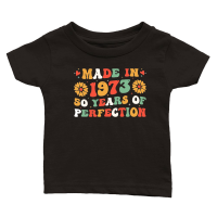 Product Made in 1973 50 Years of Perfection Birthday Classic Baby Crewneck T-shirt