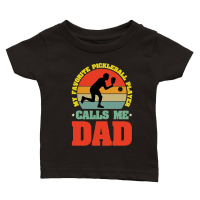 Product My Favorite Pickleball Player Calls me Dad 1 Classic Baby Crewneck T-shirt