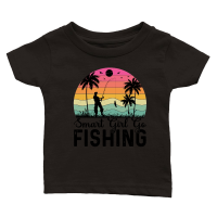 Product Smart Girl Go Fishing Classic Baby Crewneck T-shirt