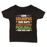 Product Some Grandpas Take Naps Real Grandpas Play Pickleball Classic Baby Crewneck T-shirt