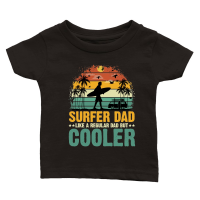 Product Surfer Dad Like A Regular Dad But Cooler Classic Baby Crewneck T-shirt