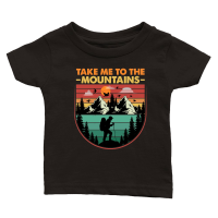 Product Take Me To The Mountains Hiking Classic Baby Crewneck T-shirt