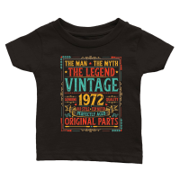 Product The Man The Myth The Legend Vintage 1972 50th Birthday Classic Baby Crewneck T-shirt